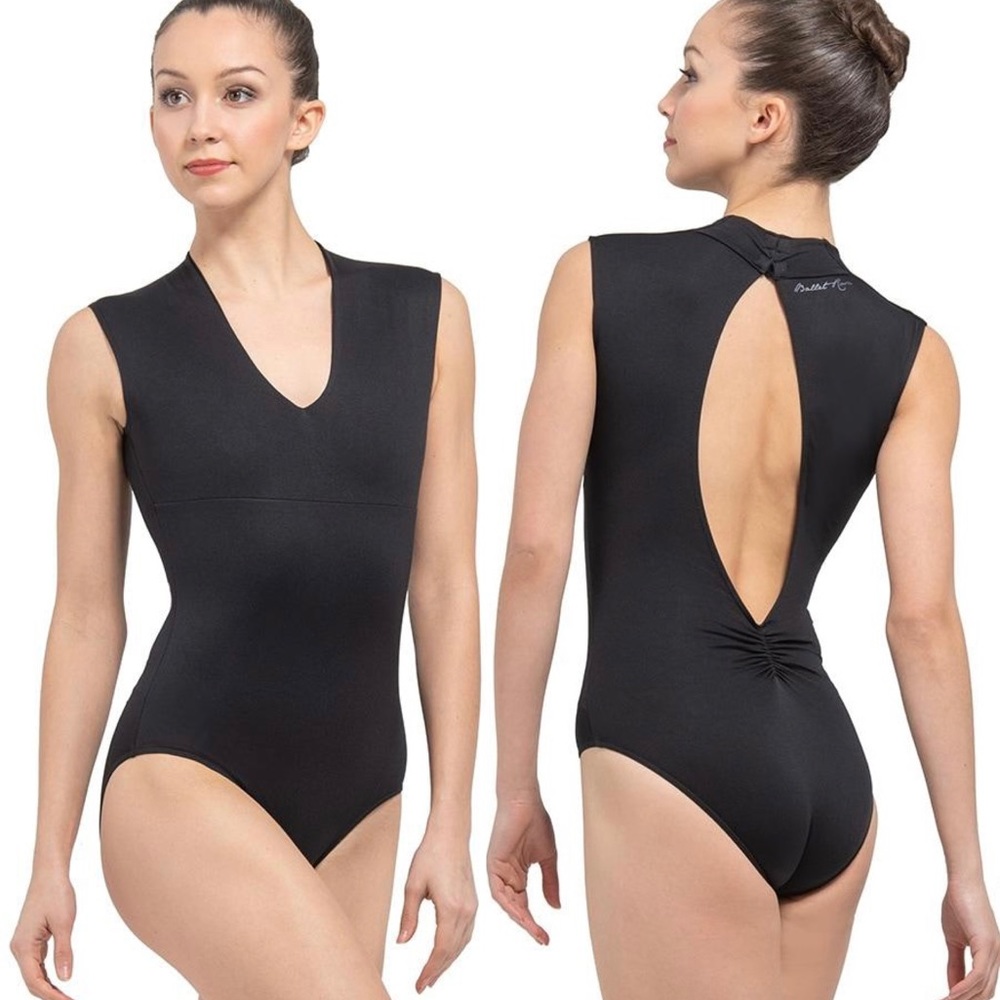 Ballet Rosa Angeles Leotard in Black